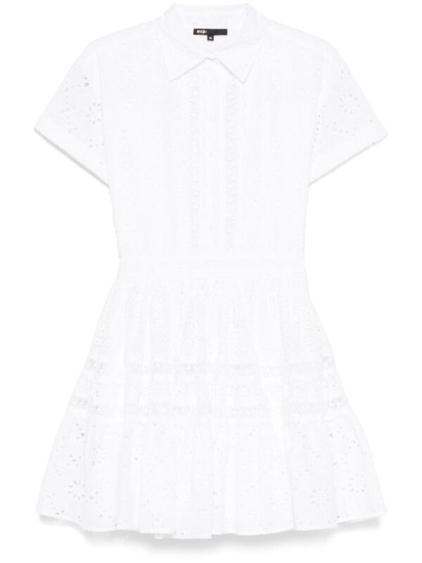 broderie-anglaise shirtdress