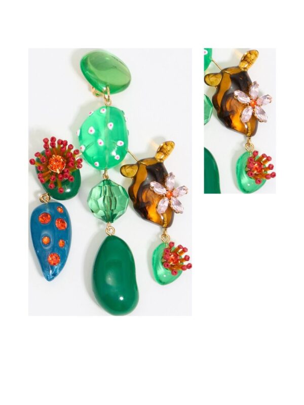 cactus-shaped earrings