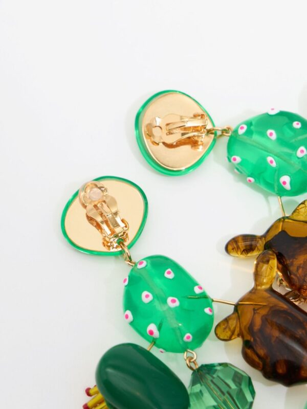 cactus-shaped earrings - Image 2