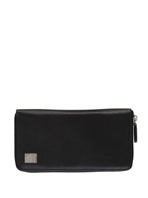 leather long wallet