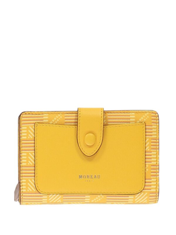 Zippy logo print flap-over wallet