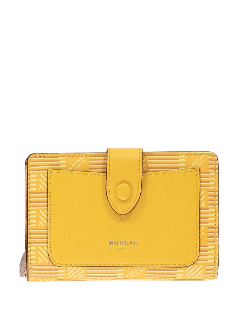 Zippy logo print flap-over wallet