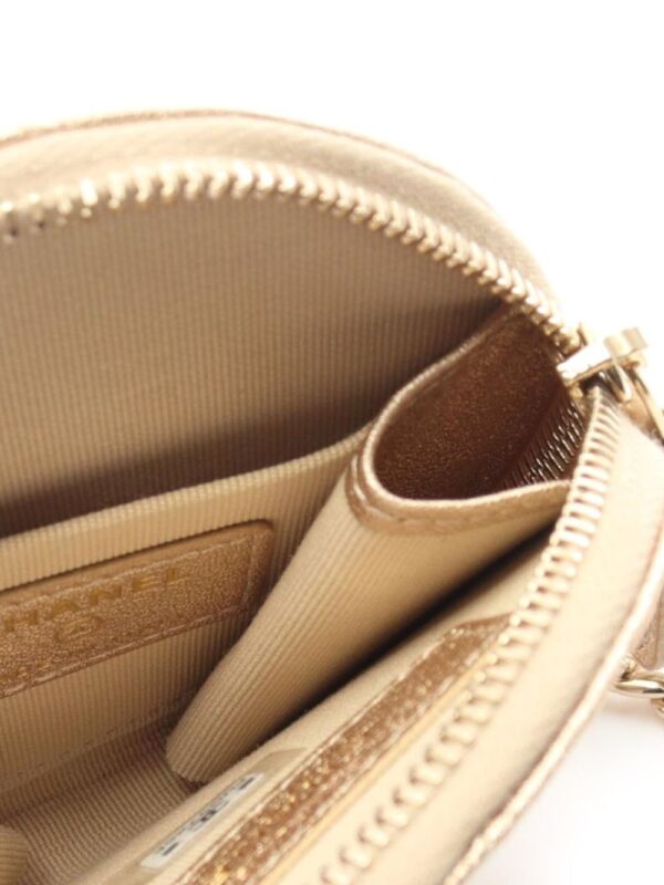 2021 Interlocking CC leather purse and case - Image 2