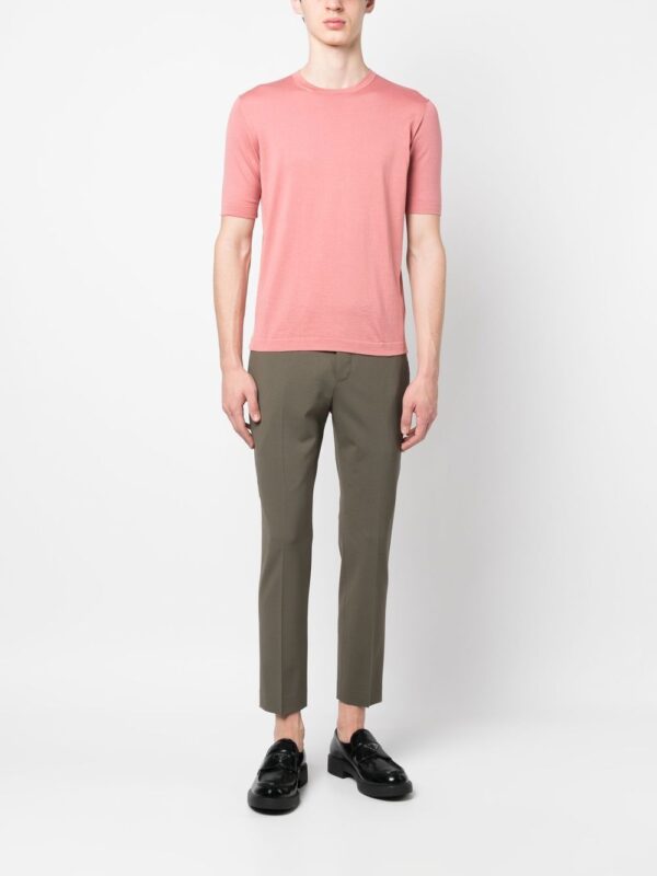 ⁦crew-neck cotton T-shirt⁩ - الصورة ⁦2⁩
