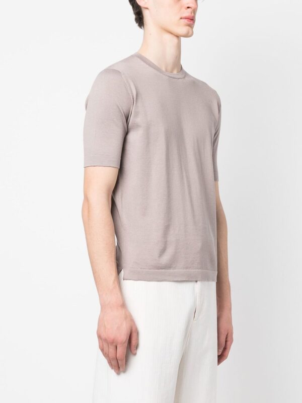 ⁦crew-neck cotton T-shirt⁩ - الصورة ⁦2⁩