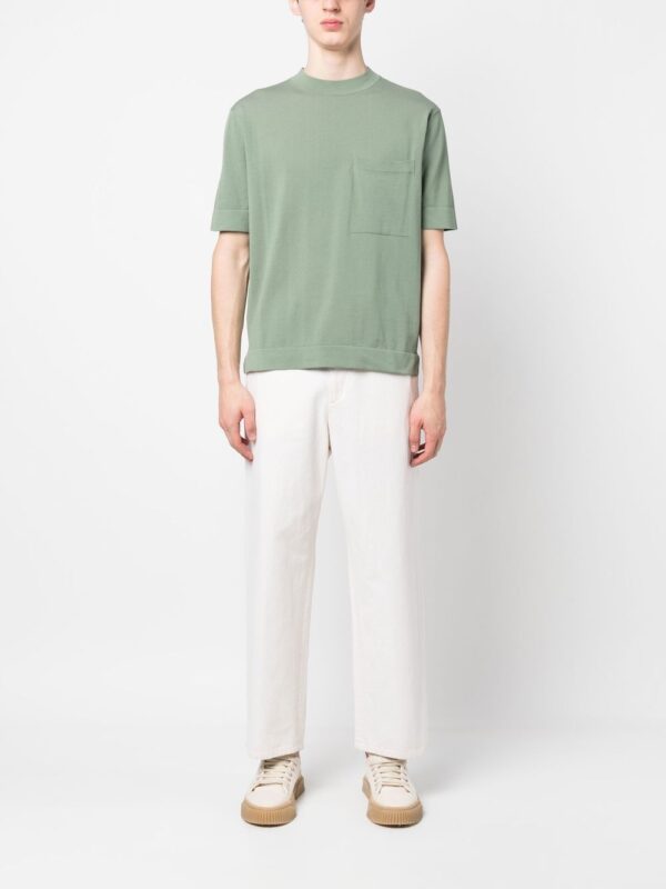 ⁦crew-neck cotton T-shirt⁩ - الصورة ⁦2⁩