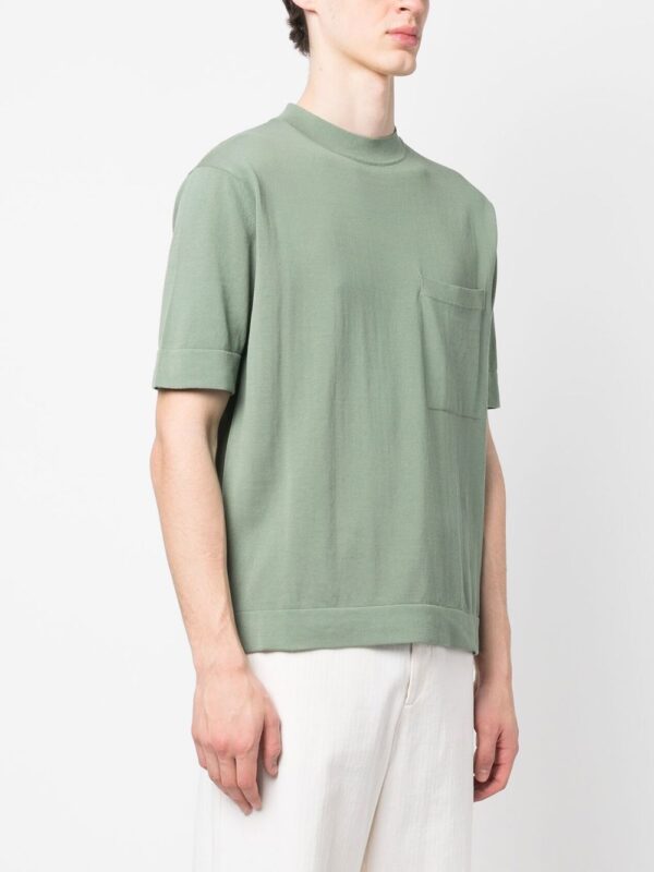 ⁦crew-neck cotton T-shirt⁩ - الصورة ⁦3⁩