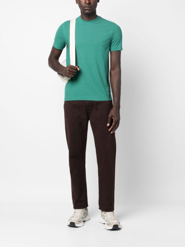⁦crew neck short-sleeve T-shirt⁩ - الصورة ⁦2⁩