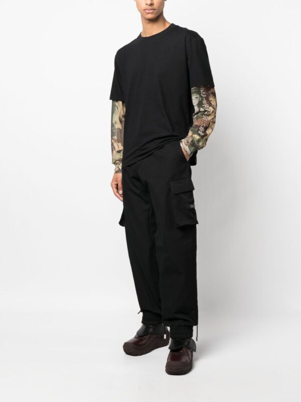 ⁦graphic-print layered cotton T-shirt⁩ - الصورة ⁦4⁩