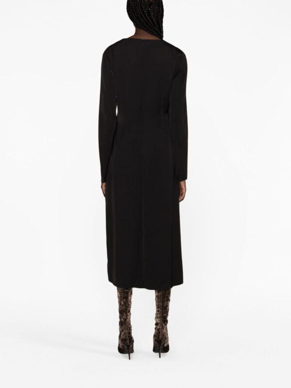 ⁦long-sleeve midi dress⁩ - الصورة ⁦3⁩