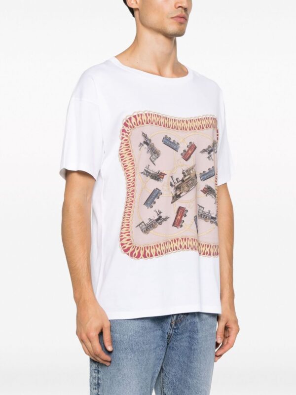 graphic-print organic cotton T-shirt