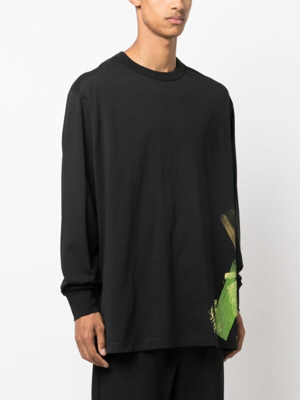 graphic-print long-sleeve T-shirt