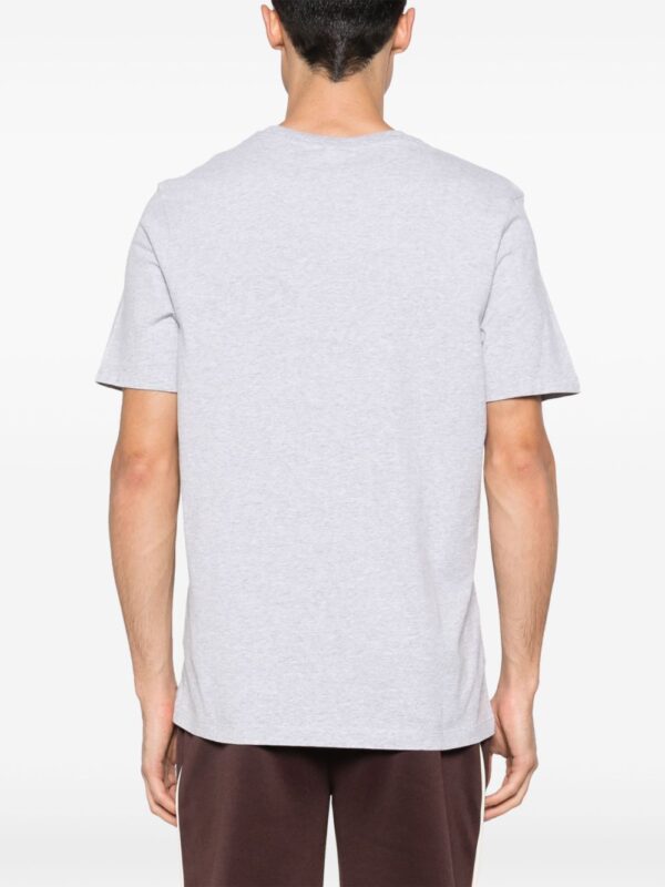 ⁦graphic-print mélange-effect cotton T-shirt⁩ - الصورة ⁦4⁩