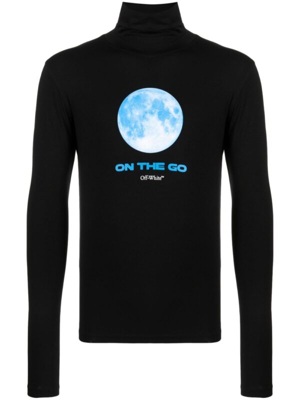 graphic-print long-sleeve T-shirt