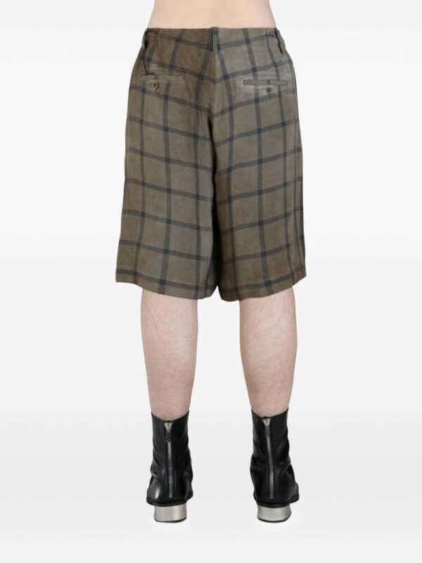 ⁦checked shorts⁩ - الصورة ⁦3⁩