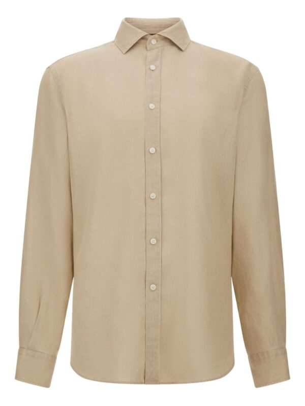 Regular Fit Linen Shirt