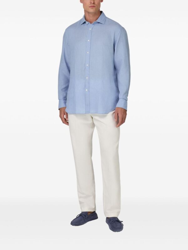 ⁦Regular Fit Linen Shirt⁩ - الصورة ⁦4⁩