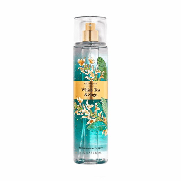 معطر الجسم وايت تي اند سيج من باث اند بودي وركس للنساء - 236مل